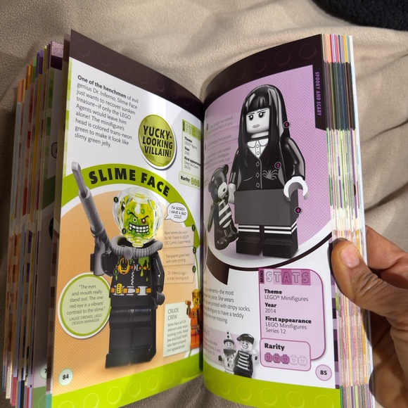 LEGO Minifigure Handbook - Orange and Red Cover used in great condition - Picture 5 of 14